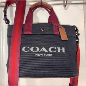 Coach Tote 20 in Colorblock Canvas & Leather - CU299